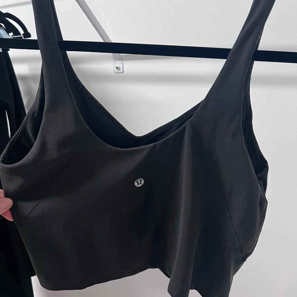 lululemon athletica Black Tank Top